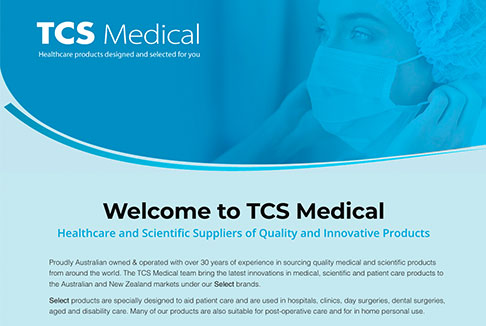 TCS Medical New Website